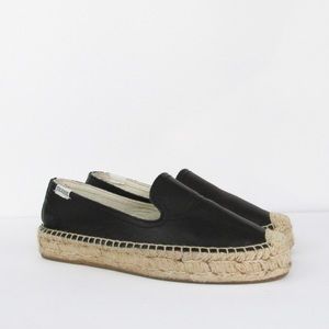 Soludos Shoes - Soludos black leather espadrille size 6 Soludos Shoes - Soludos black leather espadrille size 6